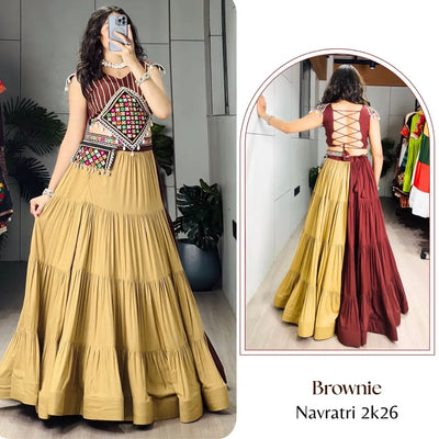Stunning Mirror Work Lehenga Choli - Festive Wear for Women