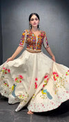 Stunning Mirror Work Lehenga - Festive Rayon Digital Print Collection for Women