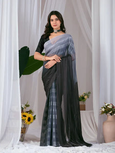 Stunning Ombré Saree - Silky Flow Festive Wear for Women