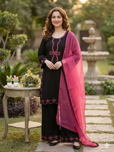 Stunning Pakistani Suit Set - Embroidered Summer Wear for Women