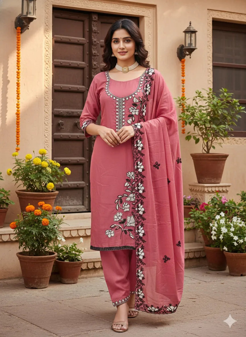 Unstitched Suit Set