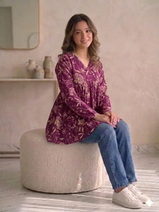 Stunning Peplum Tops - Printed Cotton for Office & Daily Wear