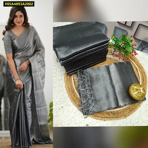 Stunning Pure Raga Tissue Saree - Soft & Lightweight Comfort