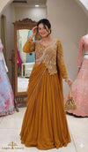 Stunning Rangoli Silk Lehenga Choli for Festive Celebrations