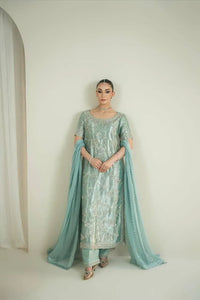 Stunning Ready-to-Wear Plazzo Suit - Heavy Embroidery for Festive Wear