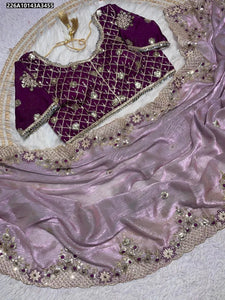 Stunning Sequence Chiffon Saree - Heavy Embroidery for Party Wear