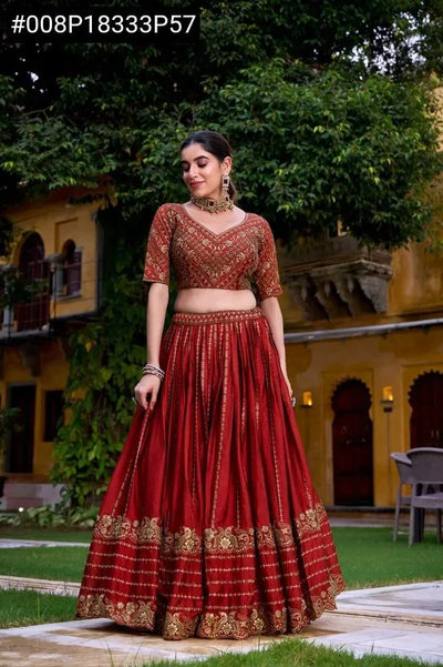 Stunning Sequin Embroidered Lehenga - Ready-to-Wear Festive Attire