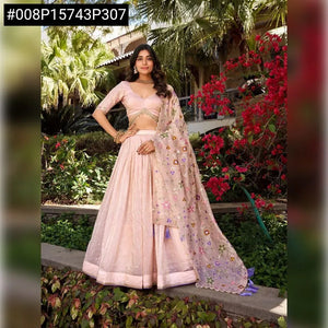 Stunning Sequins Embroidered Lehenga - Festive & Wedding Wear for Women
