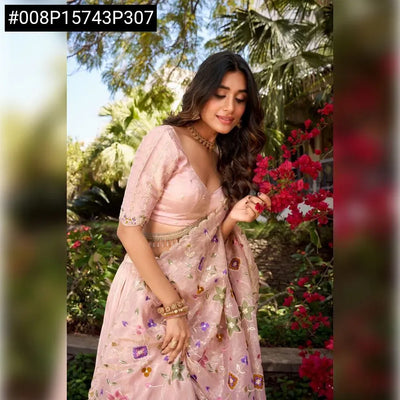 Stunning Sequins Embroidered Lehenga - Festive & Wedding Wear for Women