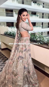 Stunning Silk Wedding Lehenga with Heavy Embroidery - Elegant Bridal Party Wear