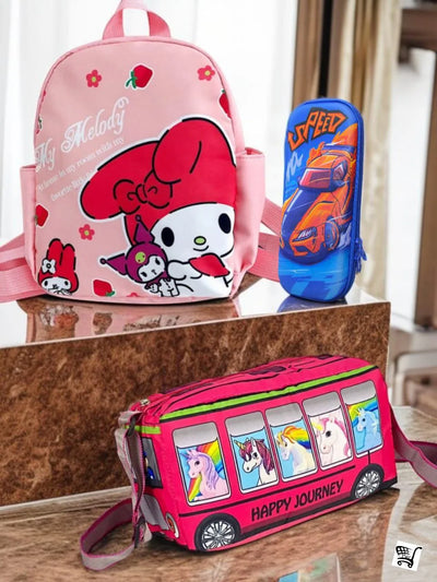 Buy Stylish Disney Kids 3-Piece Backpack Set | School, Travel & Daily Essentials