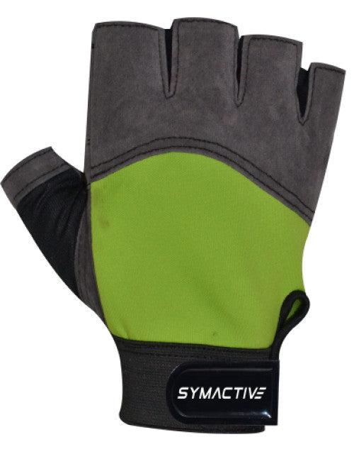 Symactive Gym Training Gloves Vision in Grey/Green