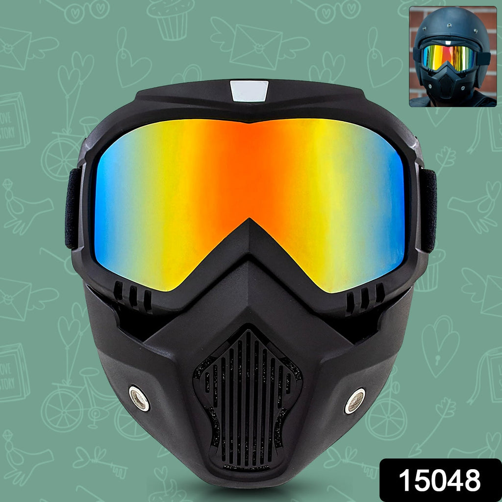Dark lens windproof off-road motorcycle helmet goggles