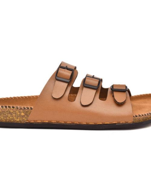 Tan Casual sandal for men Stylish Lightweight Daily use Durable Comfortable - TREND BUY