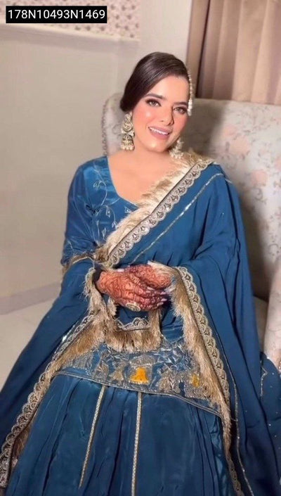 Traditional Crepe Silk Lehenga Set for Women - Festive & Ethnic Wear