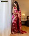 Traditional Lichi Silk Saree - Rich Jacquard Pallu for Women