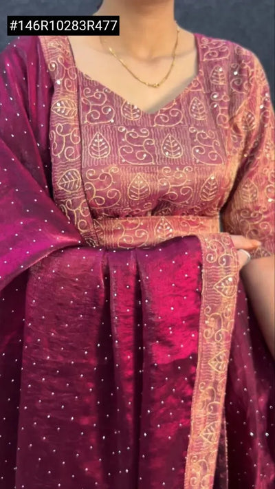 Trending 4-in-1 Designer Lehenga Choli - Premium Space Silk for Women