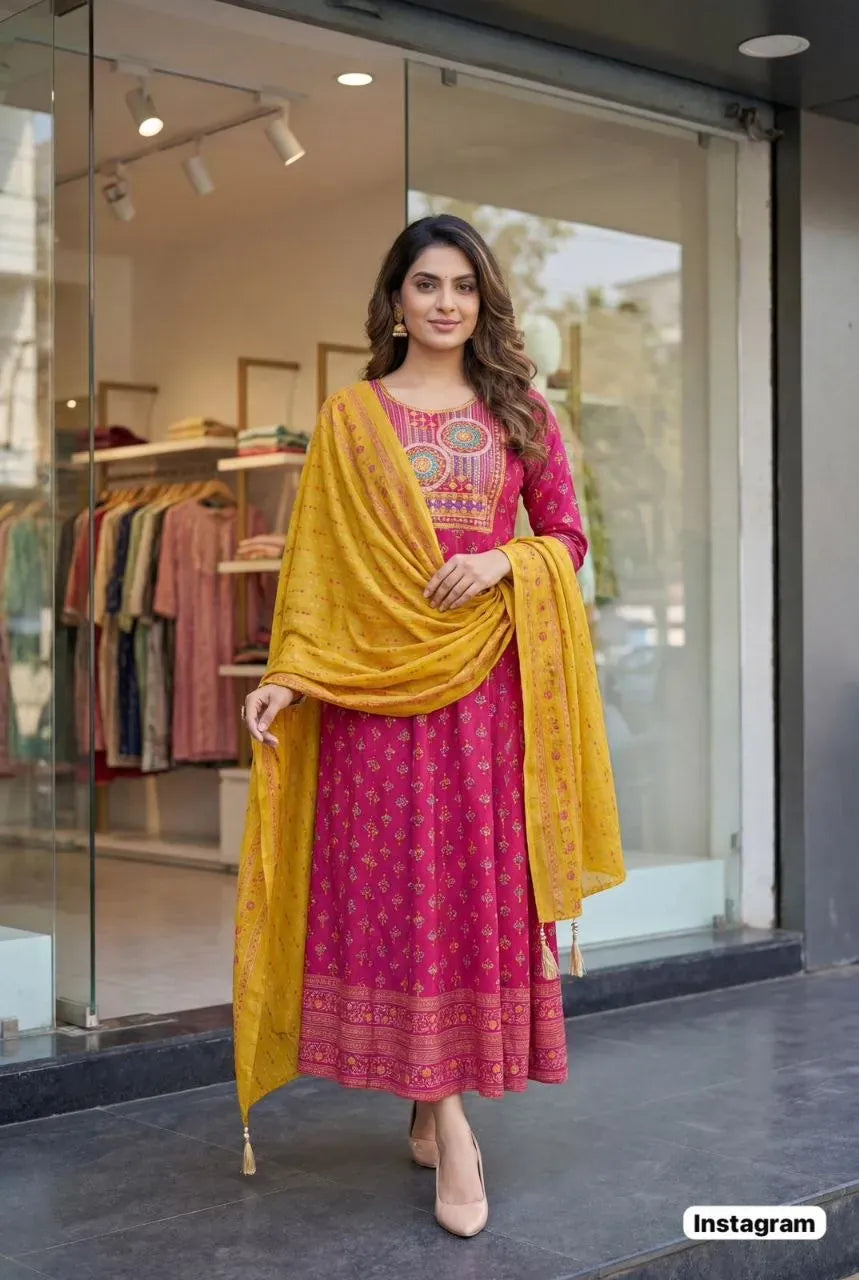 Anarkali Gown