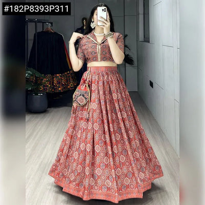 Trending Azarakh Print Lehenga - Elegant Festival Wear for Women