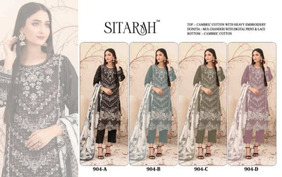 Trending Camric Cotton Suit Set - Heavy Embroidery for Festive Wear
