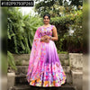 Trending Chinon Floral Lehenga - Elegant Festive Wear for Women