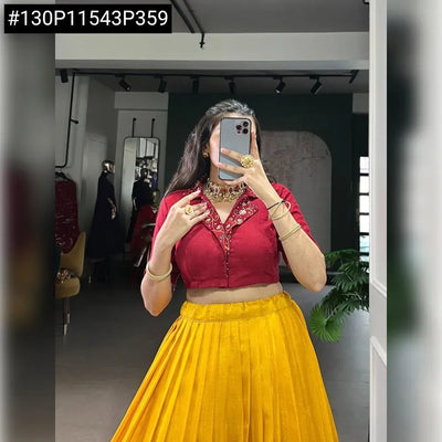 Trending Co-ord Set Lehenga - Elegant Zari Weaving for Festive & Spring Wear