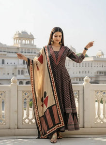 Trending Cotton Anarkali Set - Festive Wear | Sizes M-3XL