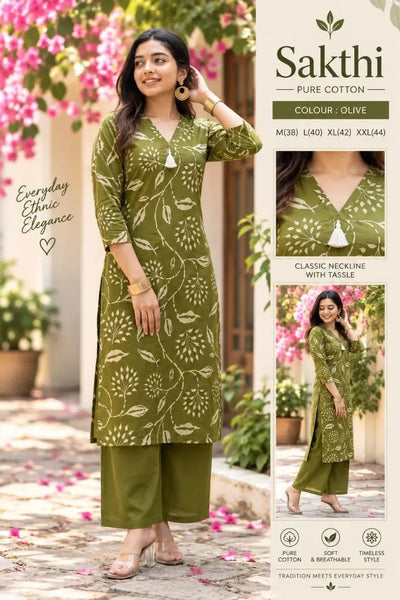 Trending Cotton Co-Ord Set - Comfortable Festive Wear with Pockets for Women