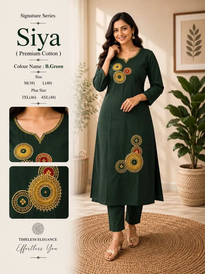Trending Cotton Co-Ord Set - Elegant Ethnic Fusion Wear for Women