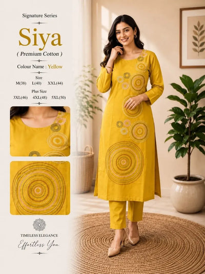 Trending Cotton Co-Ord Set - Elegant Ethnic Fusion Wear for Women