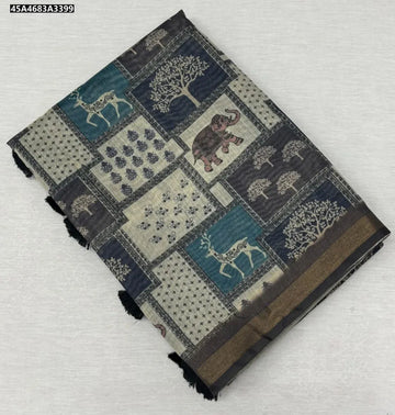 Trending Cotton Kalamkari Print Fabric - Soft & Washable Material for Dressmaking