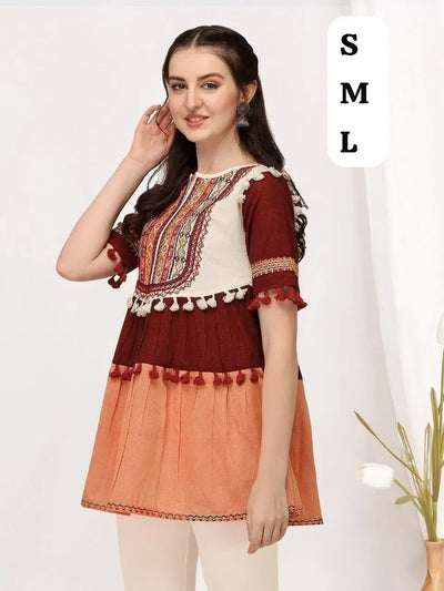 Trending Cotton Kediya - Festive Wear with Embroidery for Women