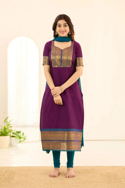 Trending Cotton Kurti Set - Festive Wear with Dupatta | Sizes S-3XL