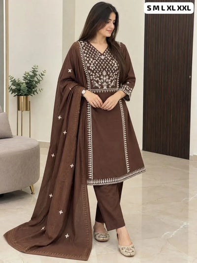 Trending Cotton Kurti Set - Festive Wear with Dupatta | Sizes S-XXL