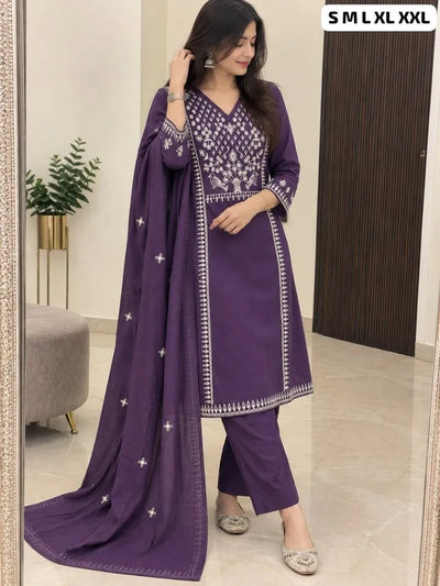 Trending Cotton Kurti Set - Festive Wear with Dupatta | Sizes S-XXL