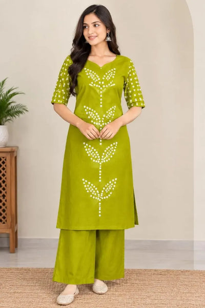 Trending Cotton Kurti Set - Festive Wear with Palazzo | Sizes L-4XL