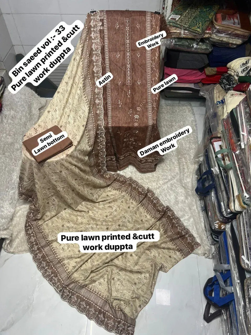 Unstitched Suit Set