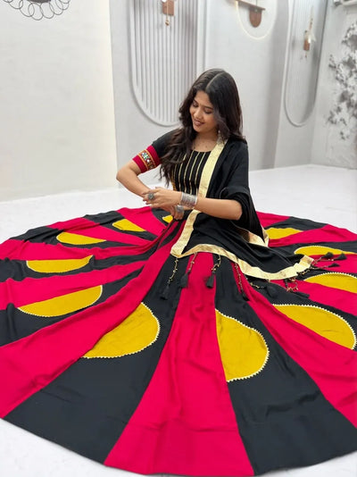 Trending Cotton Lehenga Choli - Festive Gamthi Work for Women