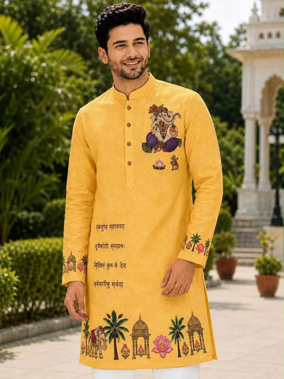 Trending Cotton Printed Kurta - Festive Wear for Men