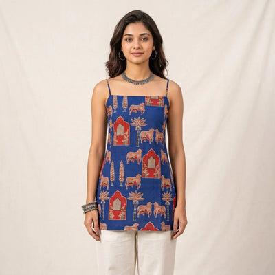Trending Cotton Short Kurti - Lightweight Digital Print Festive Wear for Women