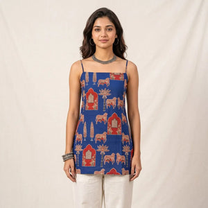 Trending Cotton Short Kurti - Lightweight Digital Print Festive Wear for Women