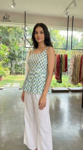 Trending Cotton Summer Top - Comfortable Peplum Design for Women