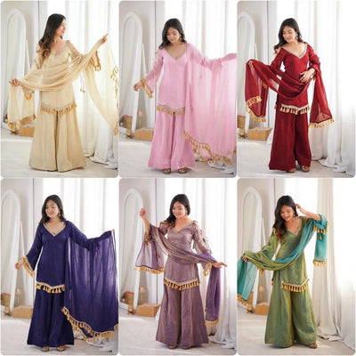 Trending Designer Kurti Set - Festive Wear with Dupatta | Sizes S-XXL