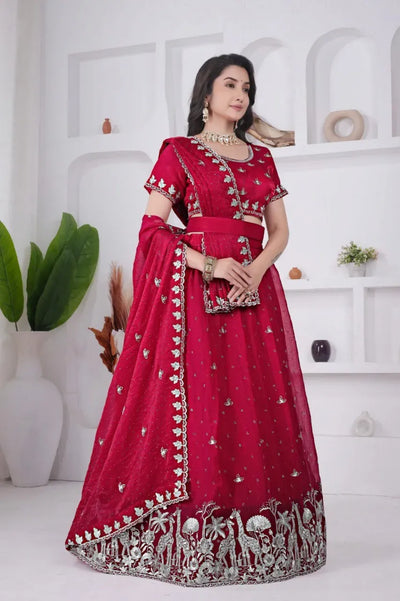 Trending Designer Lehenga Choli - Heavy Embroidery Festive Wear