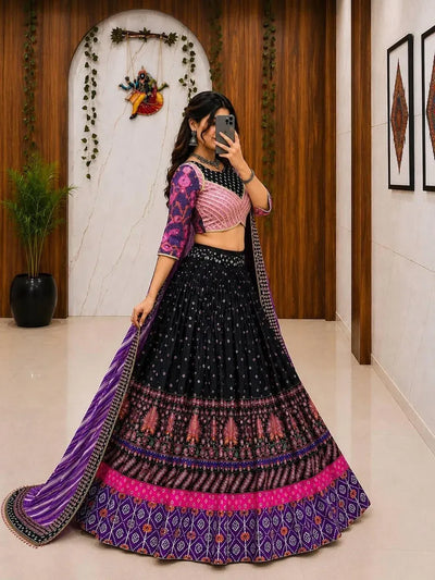 Trending Designer Lehenga Choli - Heavy Mirror Work for Navratri & Weddings