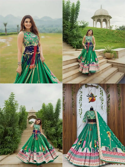 Trending Designer Lehenga - Heavy Maslin Cotton Festive Wear for Women