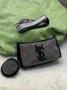 Trending Diamond Sling Bag - Sparkling Festive Purse for Women & Girls
