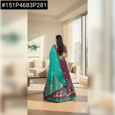 Trending Digital Print Lehenga - Vibrant Festive Wear for Women