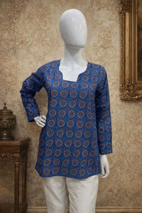 Trending Digital Print Short Top - Elegant Office & Daily Wear for Women