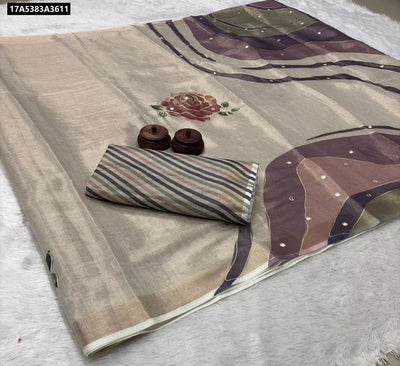 Trending Erode Zari Silk Saree - Ikkat Print & Mirror Work for Parties